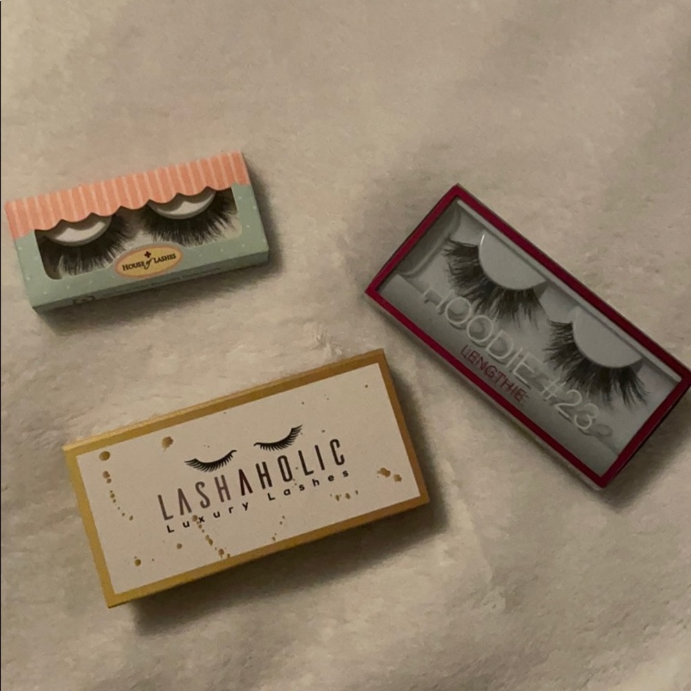 Lashes Bundle! Huda, Lashaholic, House of Lashes